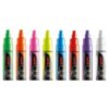 MARCADOR UNI CHALK 8mm COLOR Y FLUO